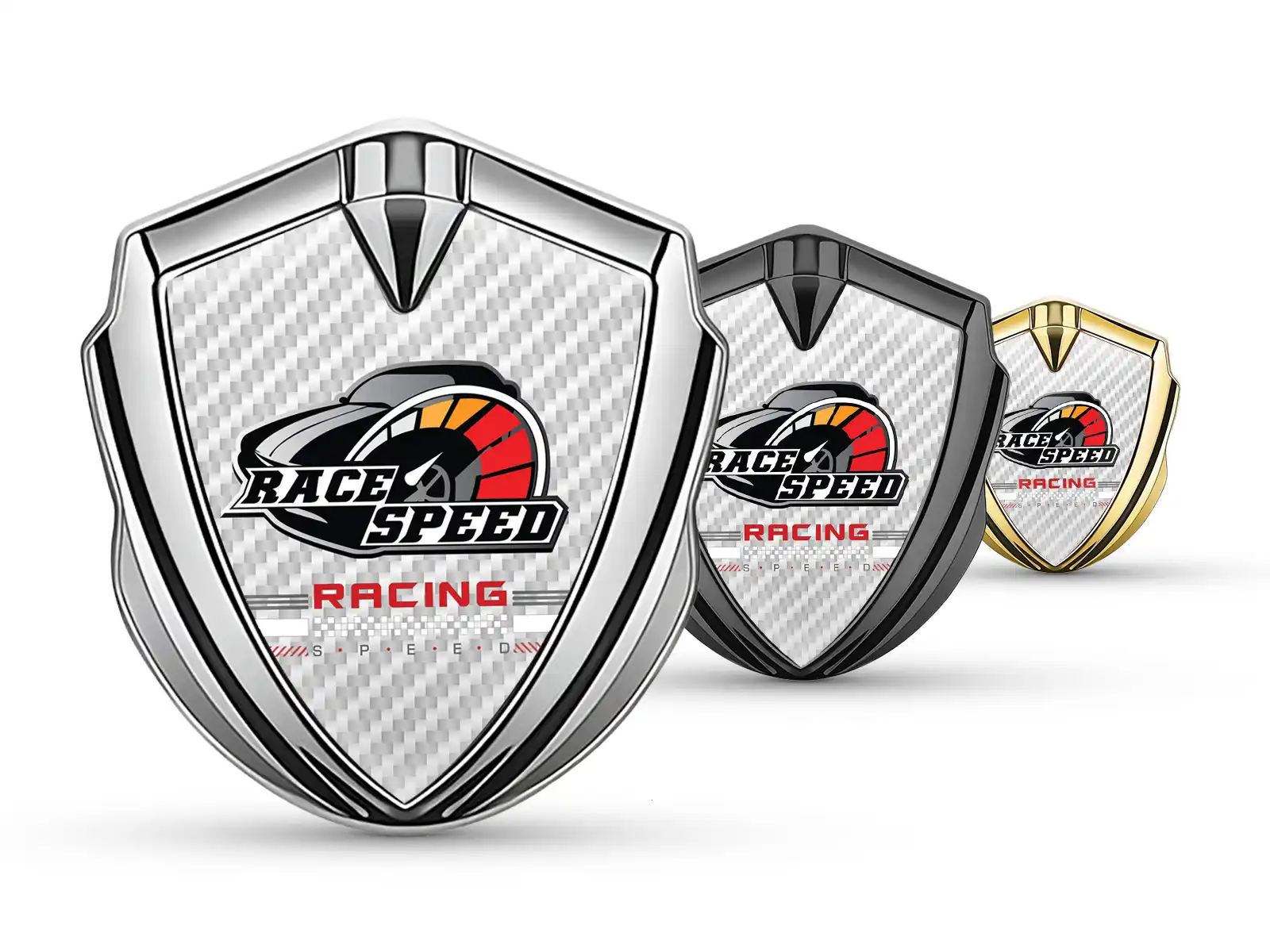 Badge Self Adhesive Modern Look Tuning Style